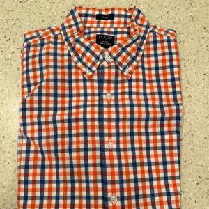 J.Crew Orange & Blue Button-down Collared Shirt